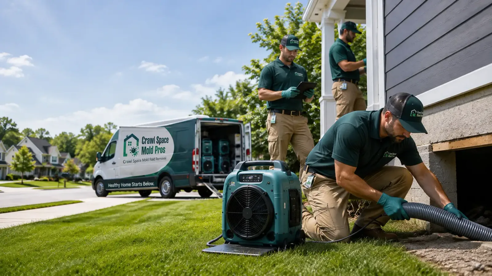 Crawl Space Mold Removal in Talpa, TX